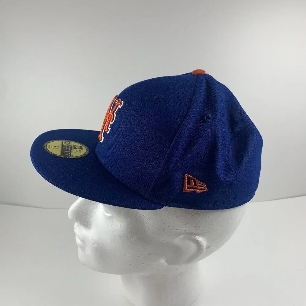 New Era 59FIFTY Cap/Hat Men's 7.5‎ Blue New York Mets Alternate MLB Fitted S8367